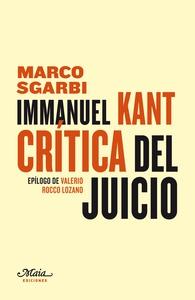 Immanuel Kant. Critica del juicio