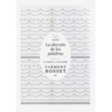 La elección de las palabras