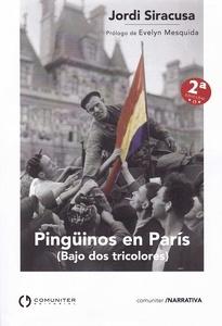 Pingüinos en parís (bajo dos tricolores)
