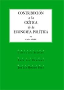 Contribución a la crítica de la economía política