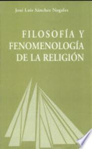 Filosofía y fenomenología de la religión