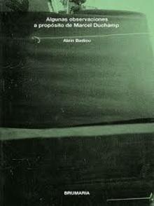Algunas observaciones a propósito de marcel duchamp