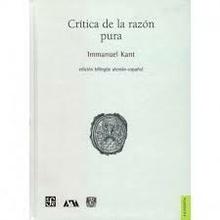 Crítica de la razón pura. Edición bilingüe