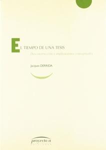 El tiempo de una tesis