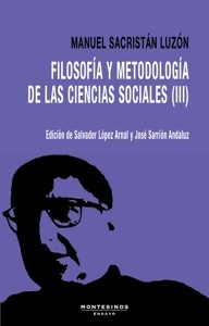 Filosofía y metodología de las ciencias sociales III