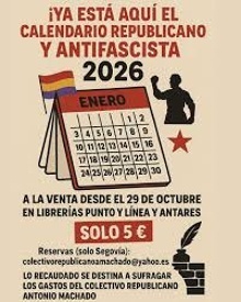Calendario 2026 Mujeres antifascista en la Guerra de España
